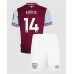 Maillot de foot West Ham United Mohammed Kudus #14 Domicile vêtements enfant 2024-25 Manches Courtes (+ pantalon court)